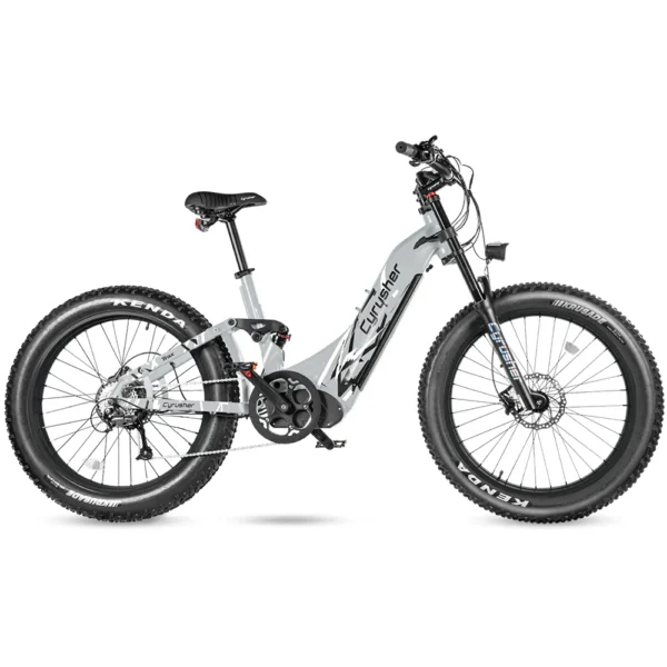 Vélo électrique à cadre ouvert Gris