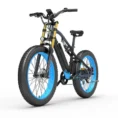 Vélo électrique Lankeleisi RV700 moteur 1000W – Fat Bike Bleu