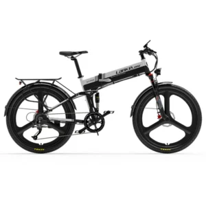 VTT électrique Pliable Lankeleisi XT750 Sports Blanc