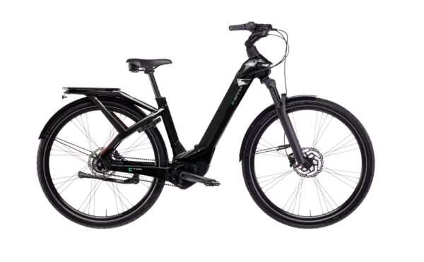 VELO DE VILLE ELECTRIQUE BIANCHI E-OMNIA C-TYPE DEORE 625 Noir