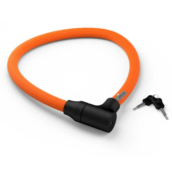 Antivol câble 100 cm certifié ART2 Tex-Lock Orbit Orange