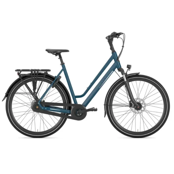 Vélo de ville Hollandais Gazelle Chamonix C7 Bleu
