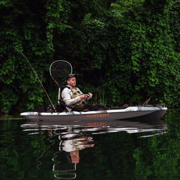 Kayak de pêche Pelican The Catch 110 Mode Magnetic Grey