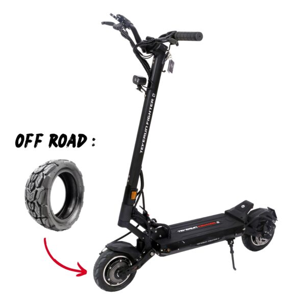 Trottinette électrique Unisexe FIGHTER MINI Q 52V 13Ah Noir