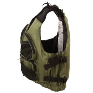 Gilet kayak pêche Aqua Design Kaaki 50N Vert