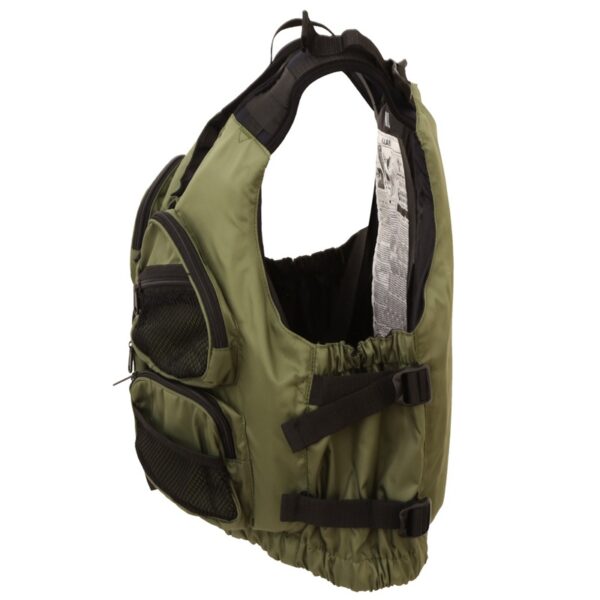 Gilet kayak pêche Aqua Design Kaaki 50N Vert