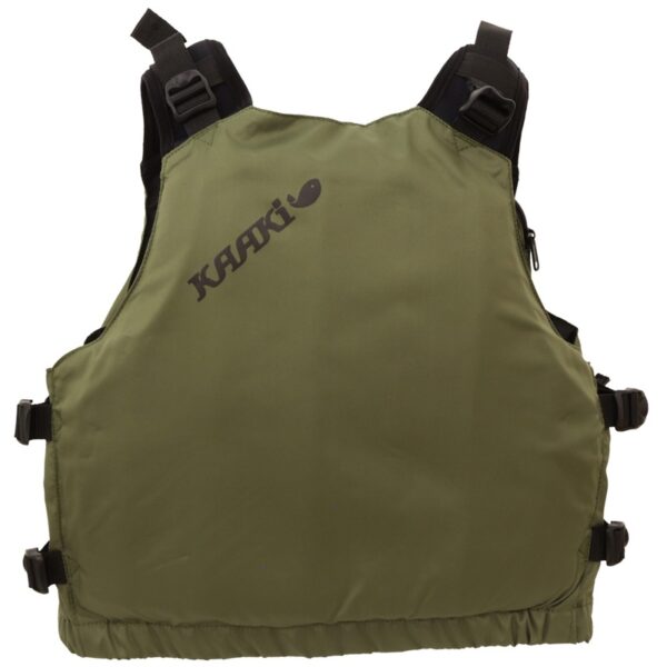 Gilet kayak pêche Aqua Design Kaaki 50N Vert