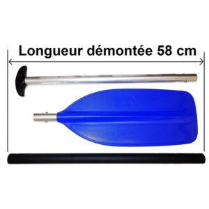 Pagaie canoë TNP - alu - 3 parties - 145/150 cm