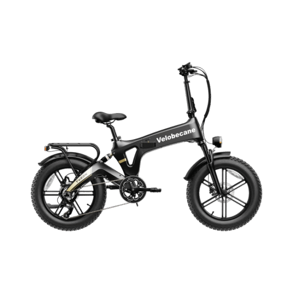Vélo fat bike pliant électrique tout suspendue Velobecane Daddy